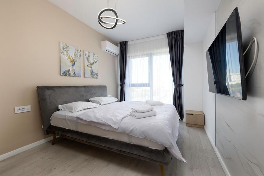 Apartament cu 3 camere, mobilat în Parcul Carol