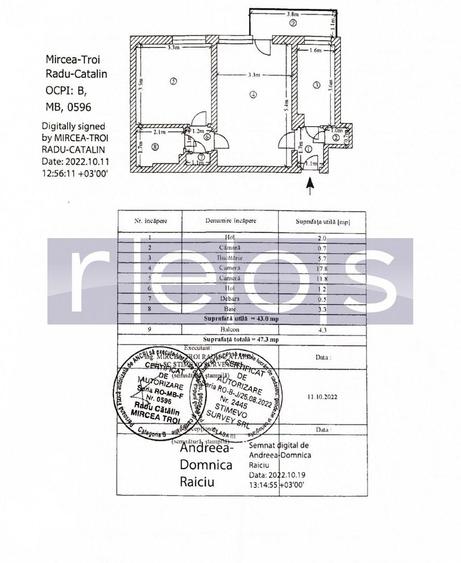 Apartament cu 2 camere în Nicolae Grigorescu