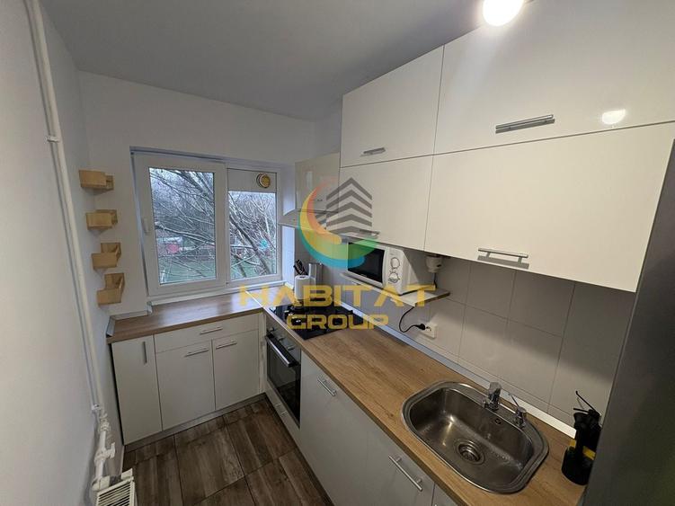 Apartament cu 2 camere semidecomandat, mobilat în Brâncoveanu
