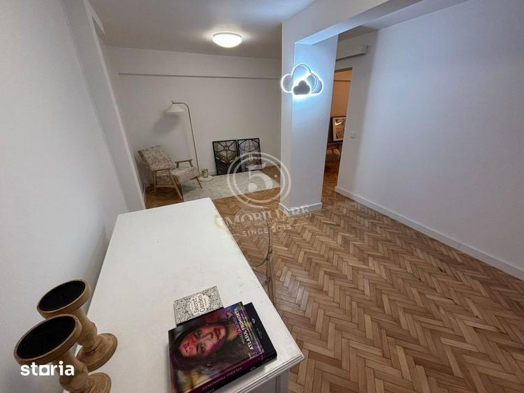 Apartament cu 3 camere semidecomandat, mobilat în Floreasca