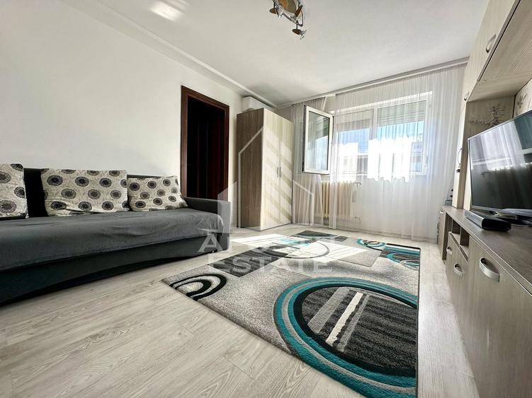 Apartament cu 2 camere nedecomandat, mobilat în Șagului