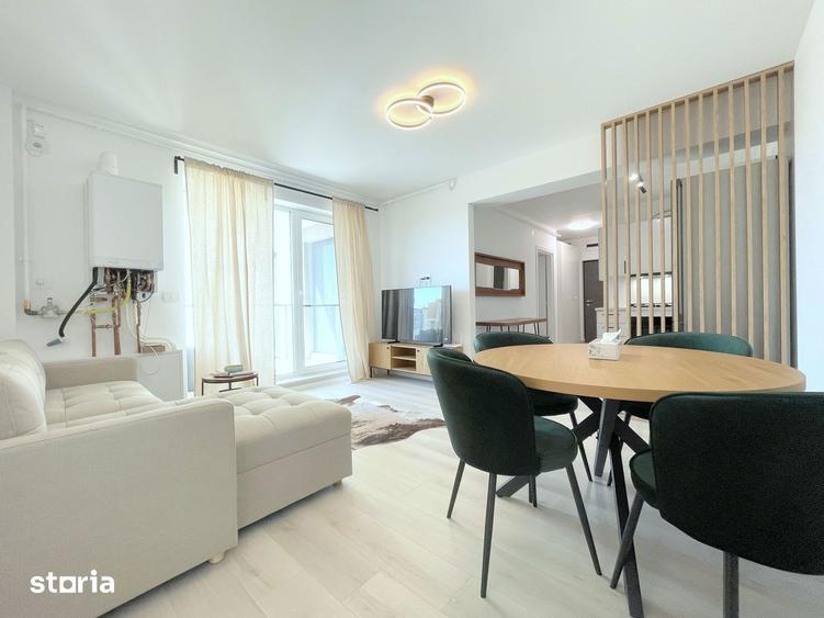 Apartament cu 3 camere, mobilat în Central