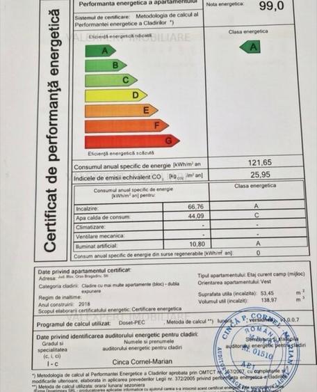 Apartament 2 camere mobilat/util, terasa 16 mp închisă, loc de parcare cadastrat - 18