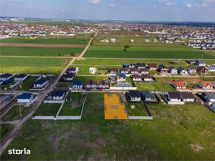 Teren de 469 mp, în Vidra