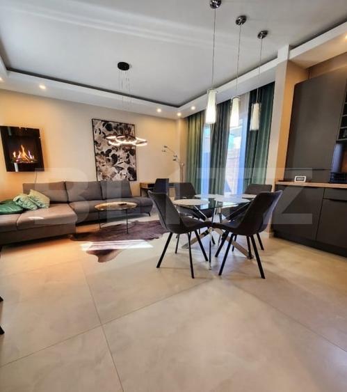 Duplex cu 4 camere semidecomandat cu Teren 50 Mp în Florești