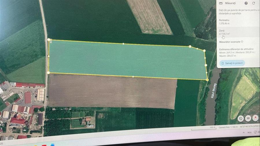 Teren agricol intravilan de 68000 mp, în Exterior Est