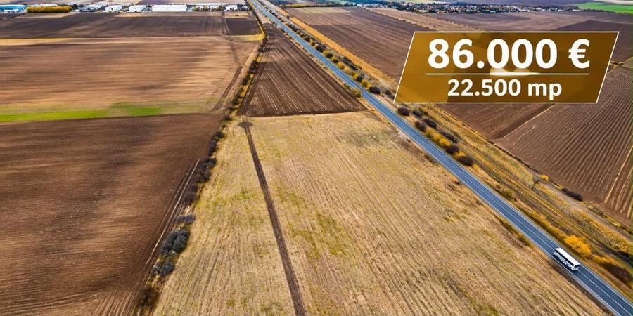 Teren agricol extravilan de 22500 mp, în Central