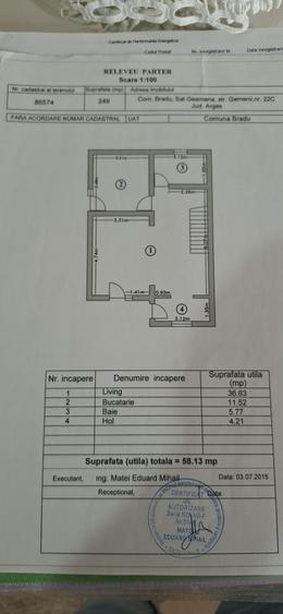 Casă cu 4 camere în Geamăna