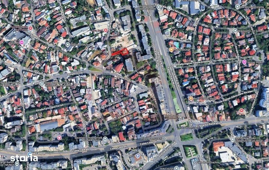 Teren de 425 mp, în Muncii