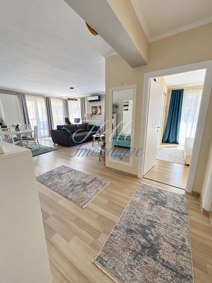 Apartament cu 2 camere semidecomandat, mobilat în Florești
