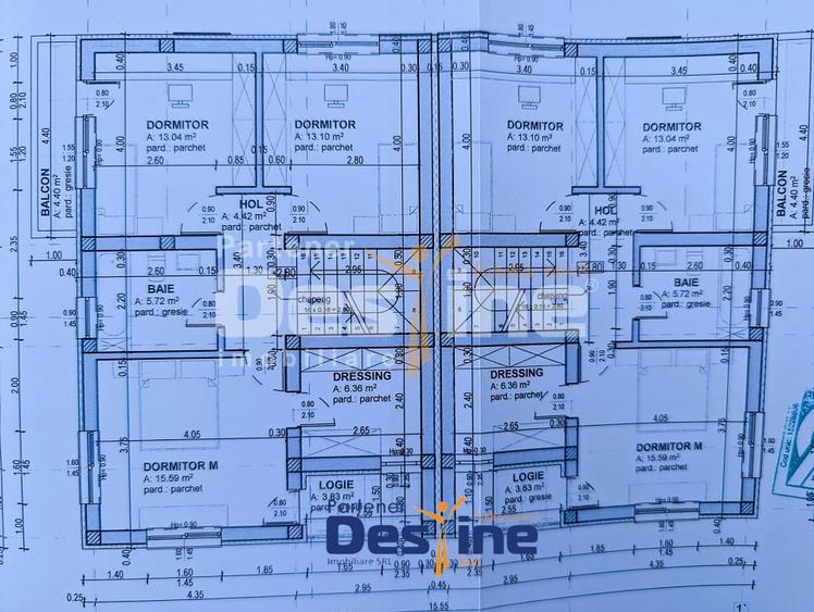 Duplex cu 4 camere cu Canalizare în Galata