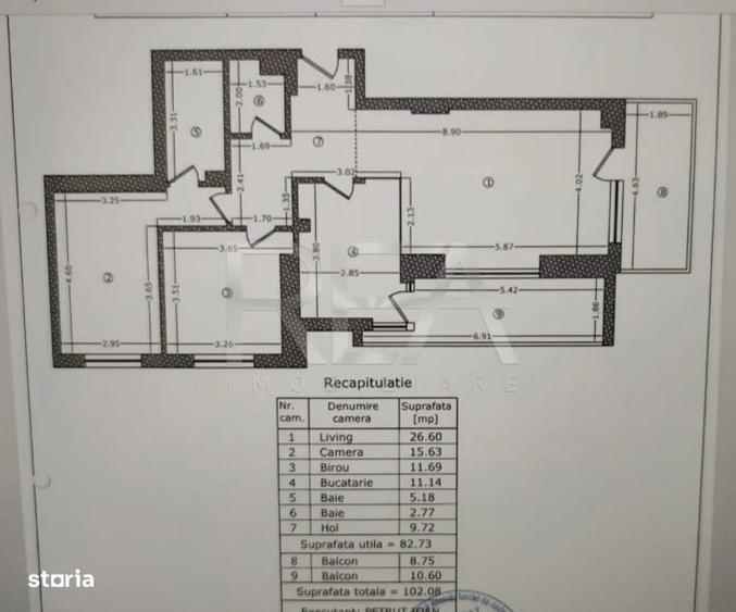 3 camere Colentina decomandat, centrala, parcare, an 2024, 102 mp - 13