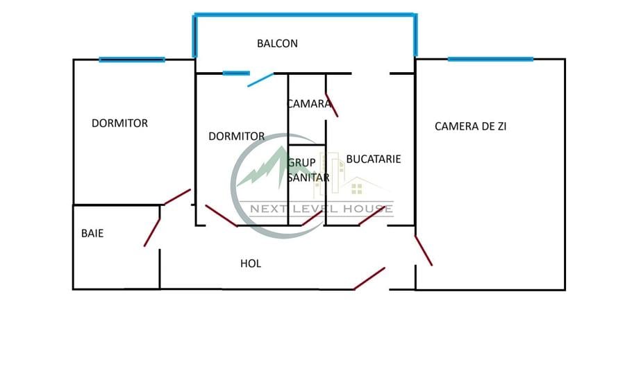 Apartament 3 camere, decomandat - 4