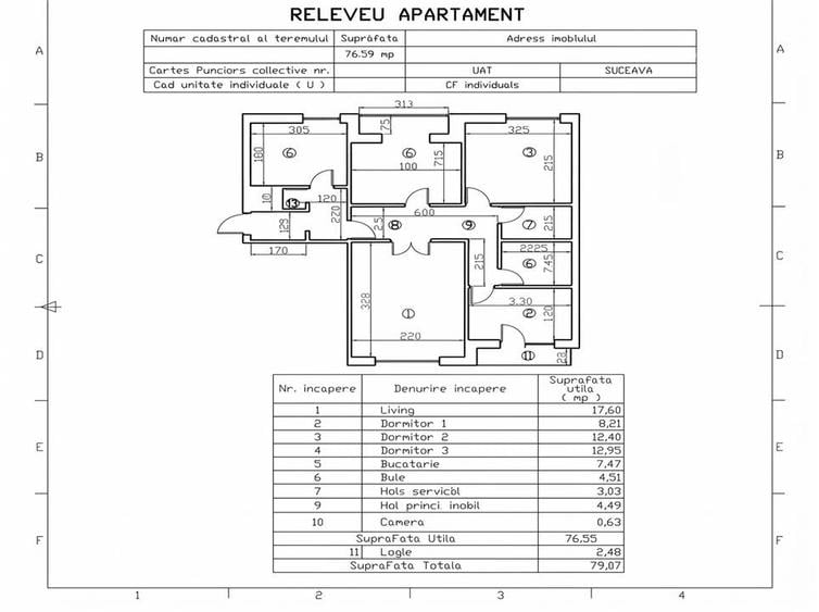 Apartament cu 4 camere decomandat în George Enescu