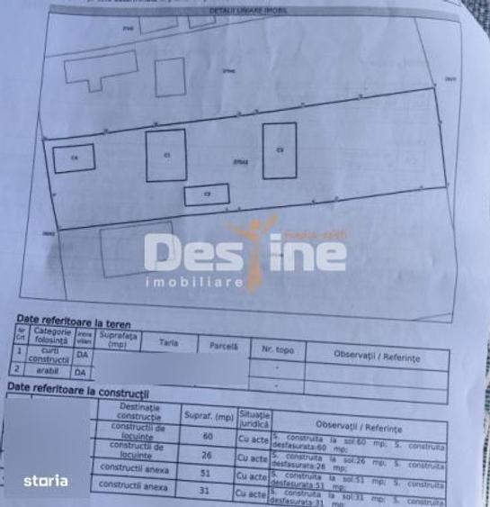Casă cu 4 camere în Călinești