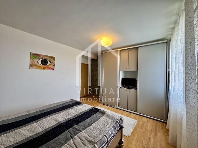 Apartament cu 3 camere semidecomandat, mobilat în Terezian