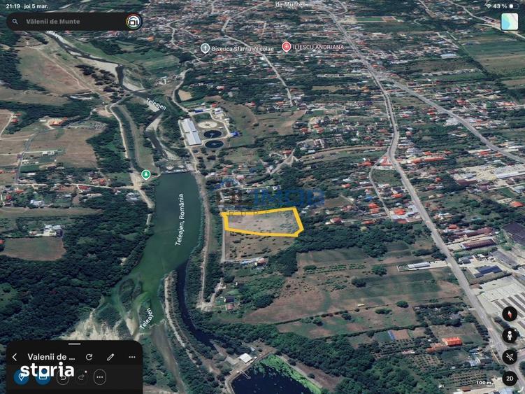 Teren de 9123 mp, în Central