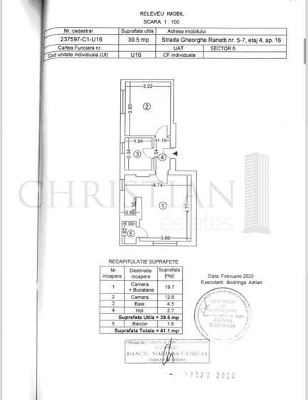 Apartament cu 2 camere decomandat, mobilat în Grozăvești