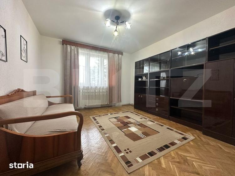 Apartament cu 3 camere decomandat, mobilat în Kogălniceanu