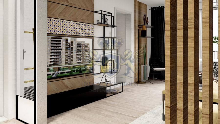 Garsoniera Modern,  46 Mp,Finalizat, Tractorul-Mall-Coresi - 3