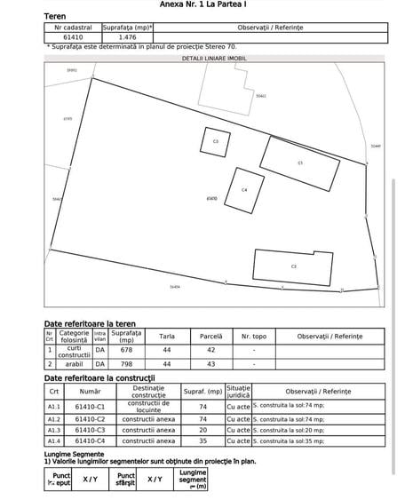 Casă cu 5 camere cu Teren 1427 Mp în Cucerdea