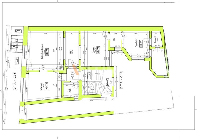 Spațiu comercial, de 70 mp, în Ultracentral