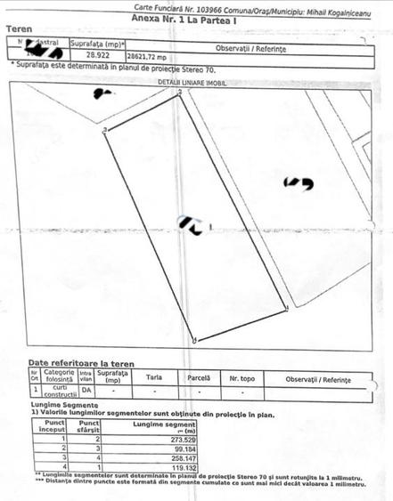 Teren Construcții intravilan de 28922 mp, în Mihail Kogălniceanu