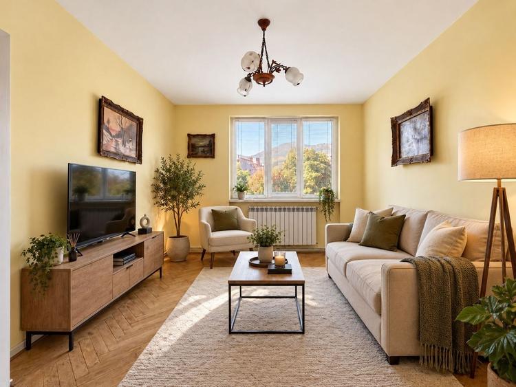 Apartament cu 2 camere semidecomandat în Centru Vechi