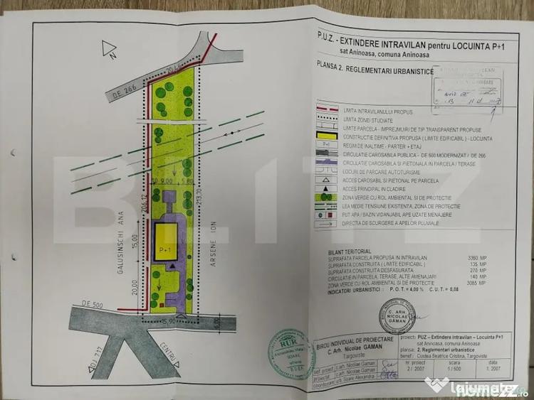 Teren de 3360 mp, în Aninoasa
