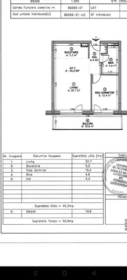 Apartament cu 2 camere semidecomandat în Florești