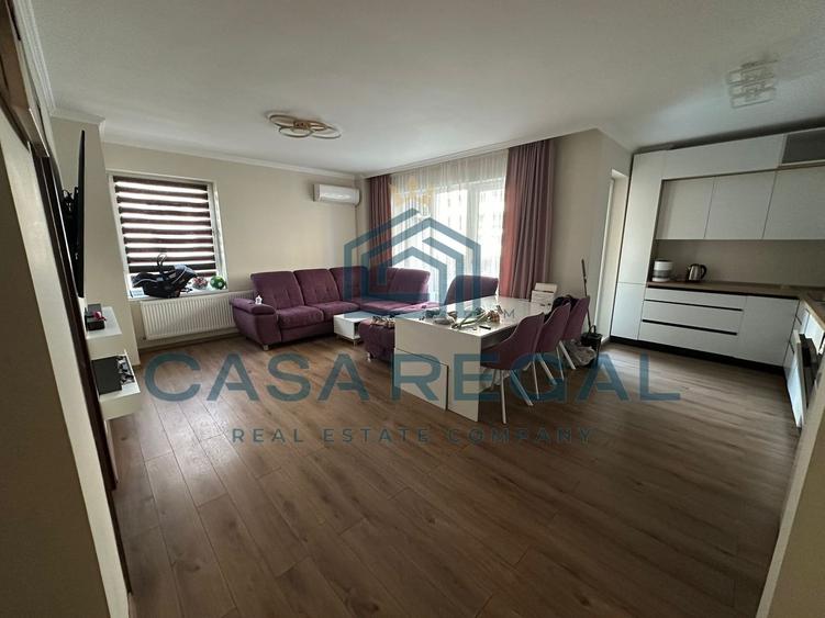 Apartament cu 3 camere decomandat, mobilat în Nufărul
