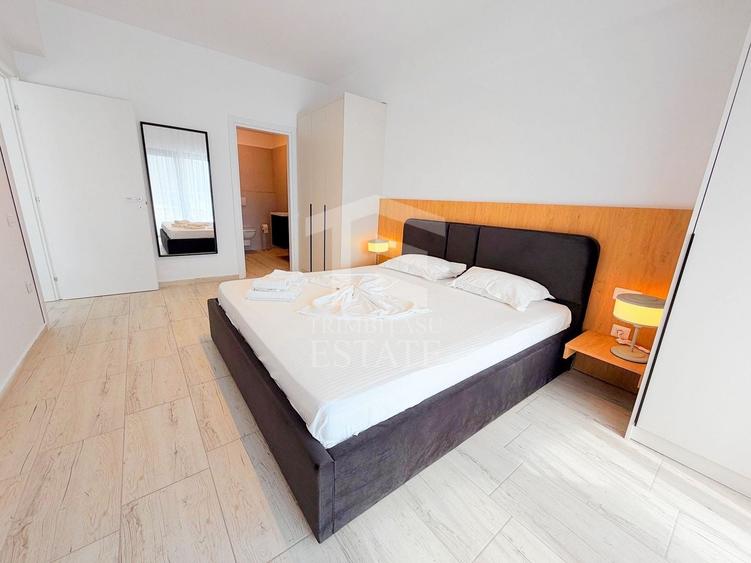 Apartament cu 2 camere semidecomandat, mobilat în Exterior Est