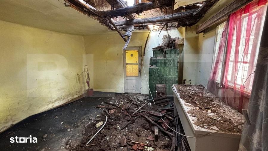 Casa veche 63 mp, teren 175 mp intravilan, toate utilitati, zona Brest - 8