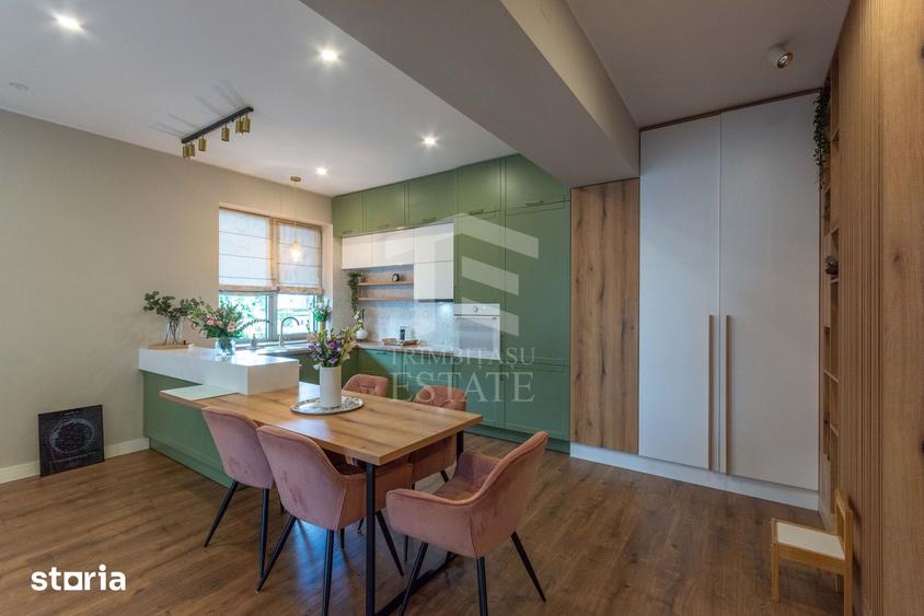 Apartament cu 3 camere, mobilat în Herăstrău