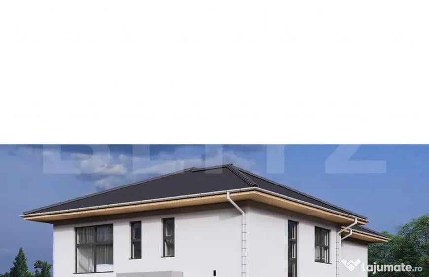 Casa tip duplex, 120 mp utili, finisata la cheie, teren 28 - 2