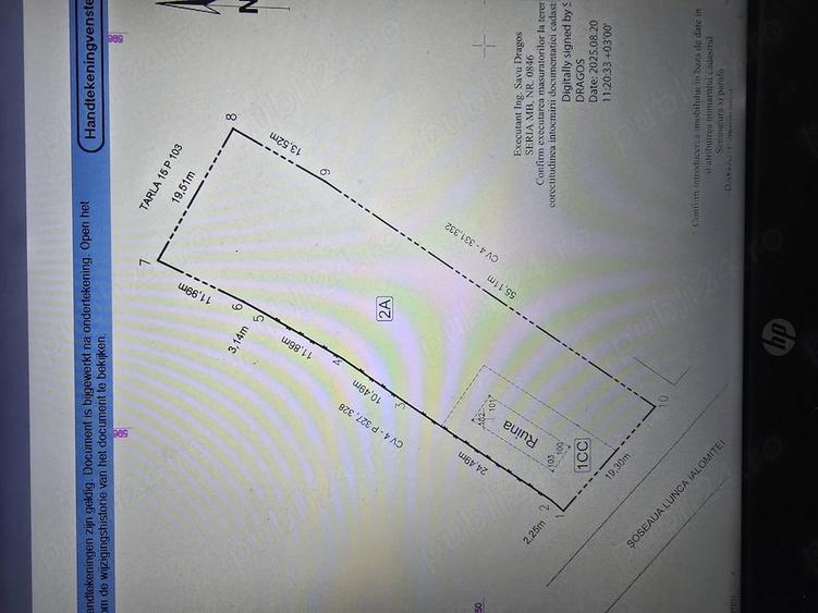 Teren de 1238 mp, în Gruiu