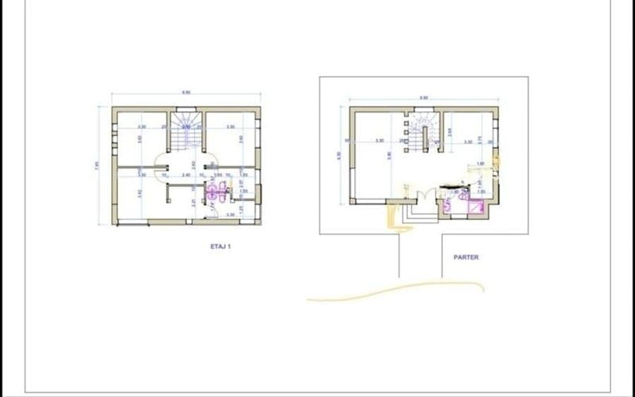 Casă individuală cu 4 camere cu Teren 360 Mp în Cârcea