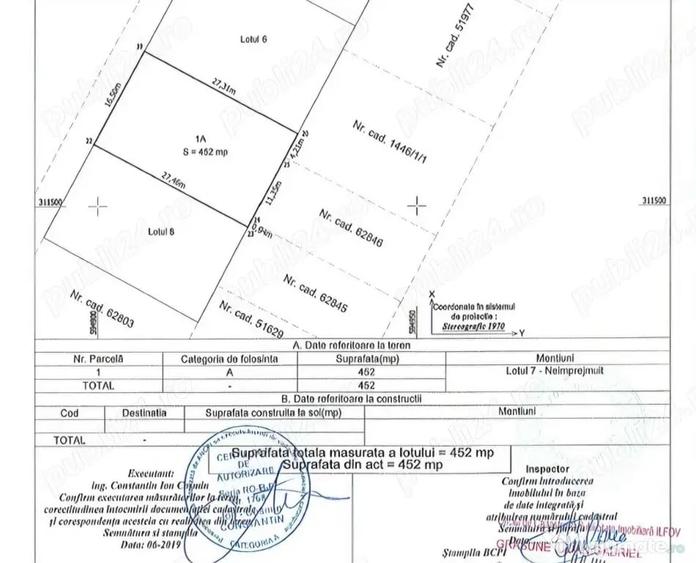 Teren intravilan Berceni 452mp. - 2