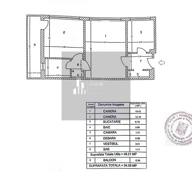 Apartament 2 camere 55mp - bd. Alexandru Obregia - Berceni - sector 4 - 4