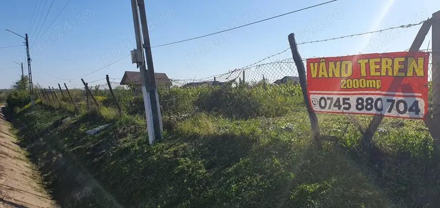 Teren de 2000 mp, în Dumbrăveni