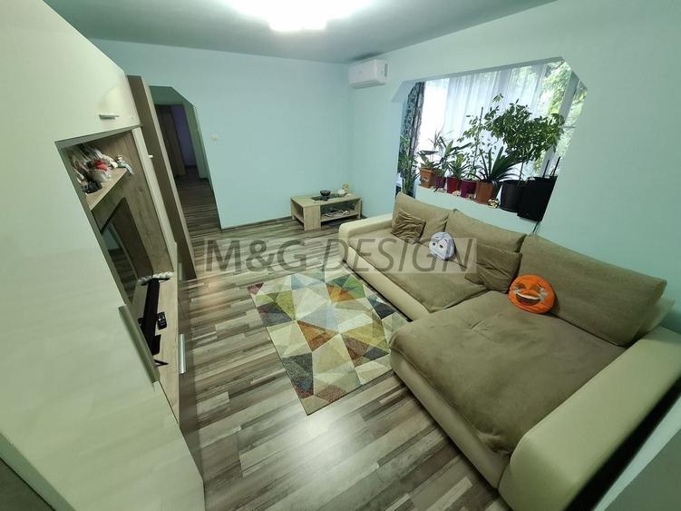 Apartament cu 3 camere semidecomandat, mobilat în Circumvalațiunii