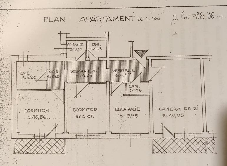 Apartament cu 3 camere decomandat în Lacul Morii