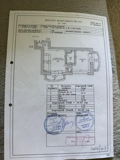 Apartament cu 2 camere în Dobroești
