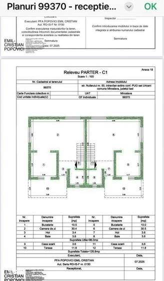 Casă cu 4 camere cu Teren 300 Mp în Valea Lupului