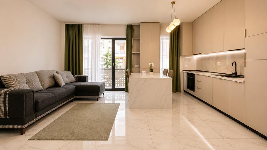 Apartament cu 2 camere semidecomandat în Giroc