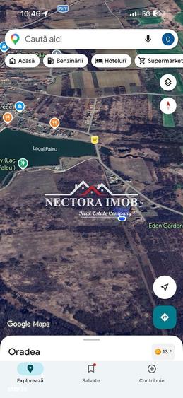 NECTORA IMOB-Teren Intravilan Lac Paleu, 886 mp, Front 27 ml,Utilitati - 1
