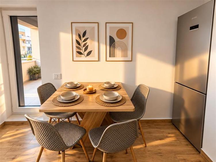 Apartament cu 2 camere decomandat, mobilat în Tractorul