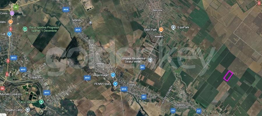 Teren agricol extravilan de 196378 mp, în Colibași