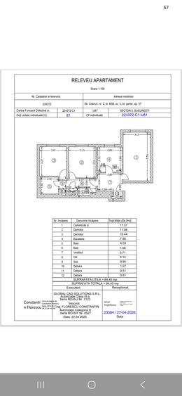 Apartament cu 3 camere decomandat în Rahova