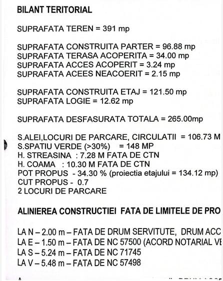 Casă individuală cu 5 camere cu Canalizare în Chiajna